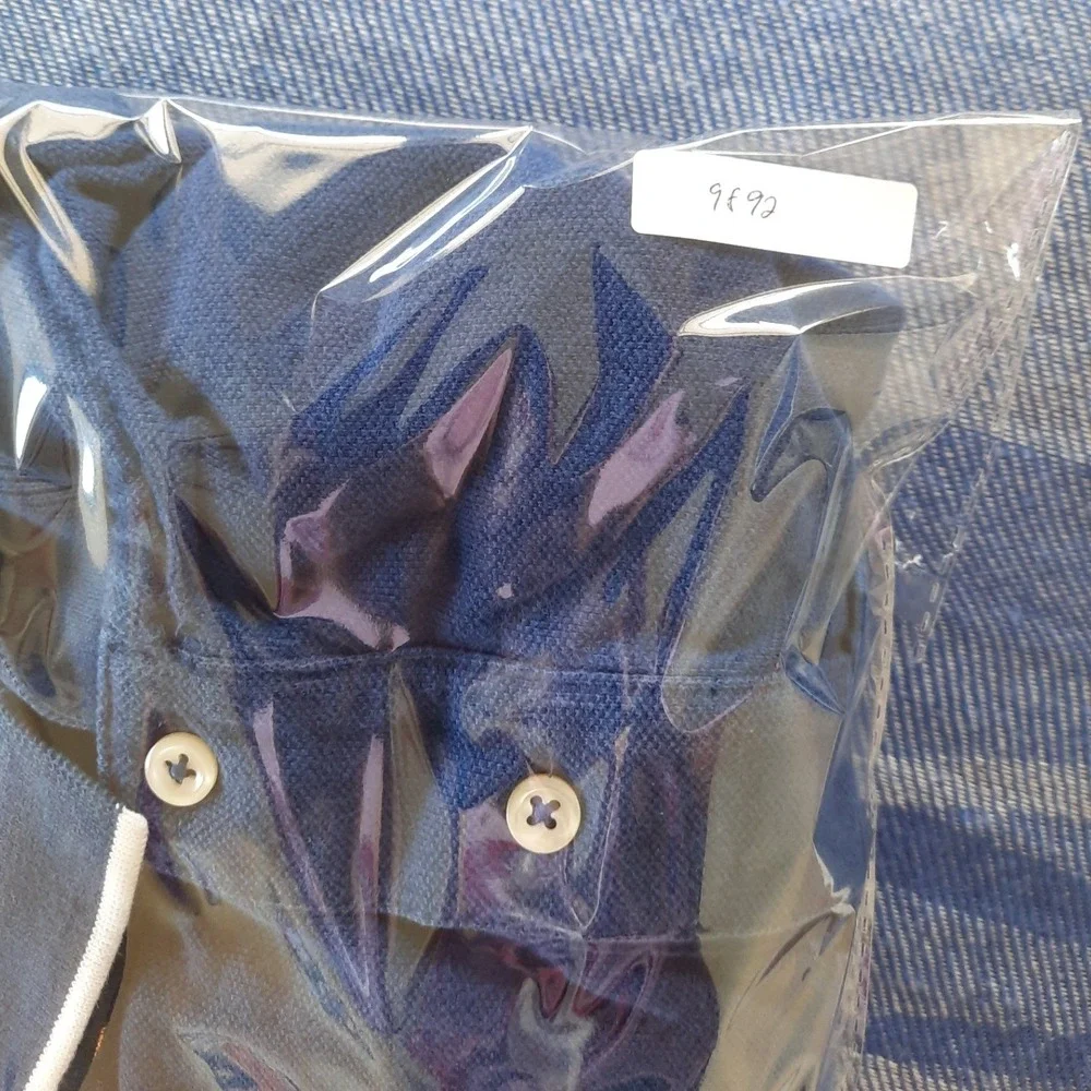 Polo Ralph Lauren Big Pony Royal Blue Knit Short Sleeve Polo Shirt XXL 3 Patch